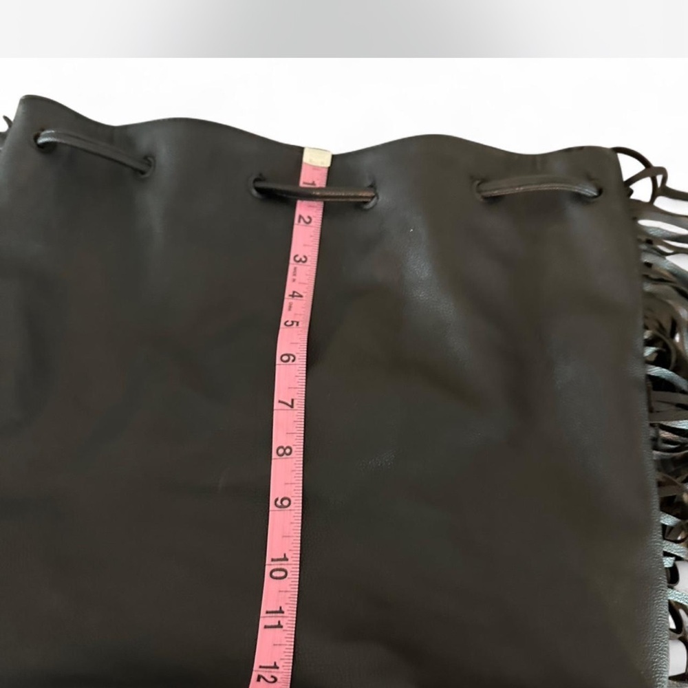Victoria's Secret Black Backpack with Fringe - Picture 6 of 8